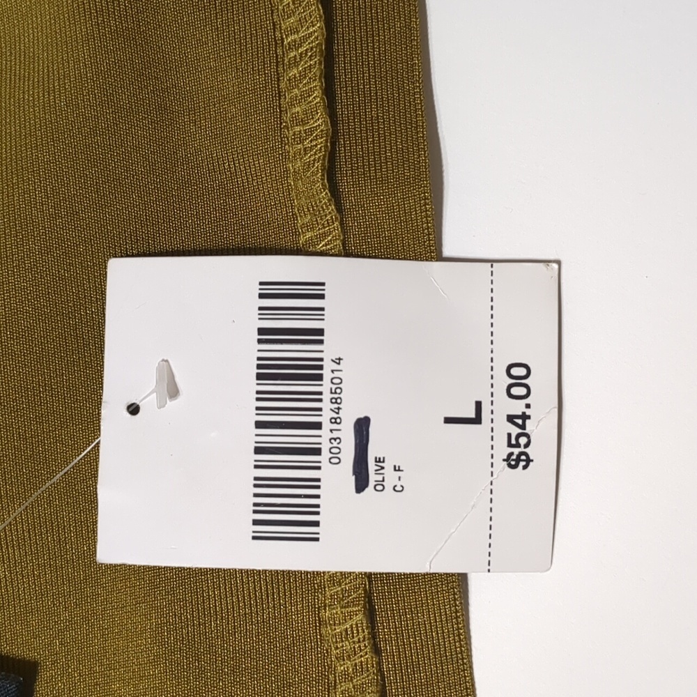 Forever 21 Crop Top  Sleeveless Olive Green size Large - Picture 5 of 8